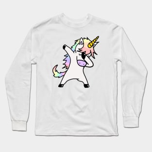 Dabbing Unicorn Long Sleeve T-Shirt